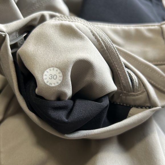 LULULEMON ABC Slim Fit 5 Pocket Pant Mens 34 inch Warpstreme Trench Tan Sz 30 - Picture 12 of 13